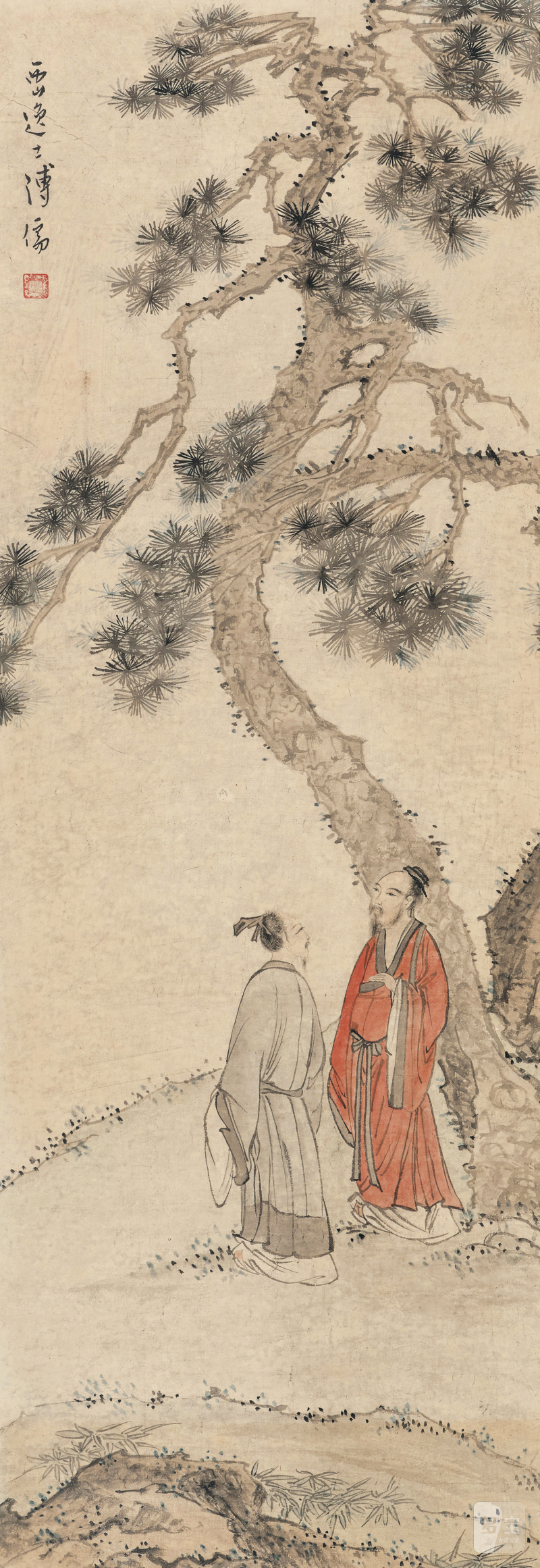 溥 儒 1896-1963 松下高仕 - 图2